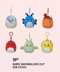 Ark Bokhandel BAMSE SQUISHMALLOWS CLIP 9CM S19 ASS., NOK 99.9 tilbud