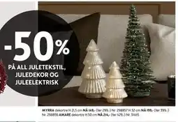 Bohus 50% PÅ ALL JULETEKSTIL, JULEDEKOR OG JULEELEKTRISK tilbud