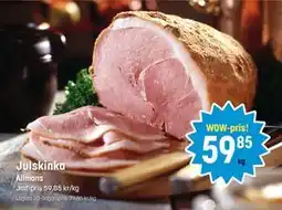 Eurocash Julskinka, SEK 59.85 tilbud