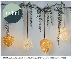 Bohus KRYSTALL, NOK 174 tilbud