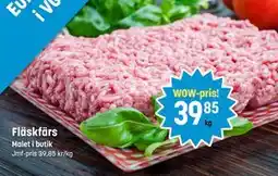 Eurocash Fläskfärs, SEK 39.85 tilbud