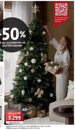 Bohus VOLDA juletre, NOK 3299 tilbud