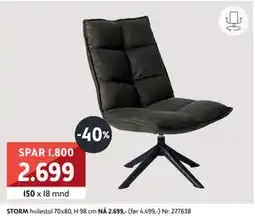 Bohus STORM hvilestol, NOK 2699 tilbud