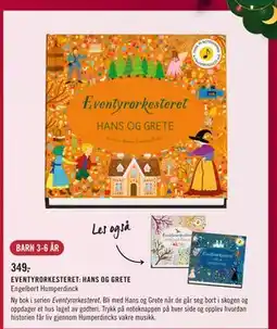 Ark Bokhandel EVENTYRORKESTERET: HANS OG GRETE, NOK 349 tilbud