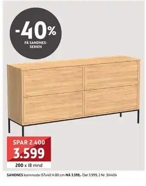 Bohus 40% PÅ SANDNESSERIEN tilbud