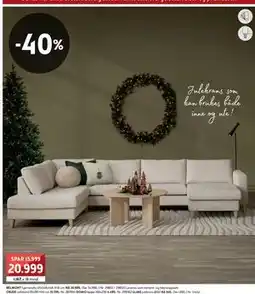 Bohus BELMONT hjørnesofa, NOK 20999 tilbud