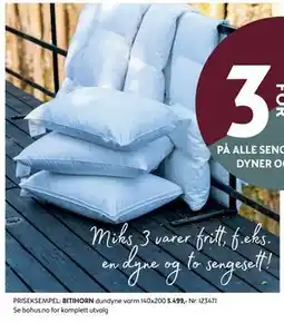 Bohus BITIHORN dundyne varm, NOK 5499 tilbud