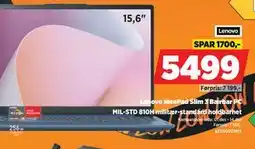 POWER Lenovo IdeaPad Slim 3 Bærbar PC, NOK 5499 tilbud