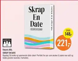 Ark Bokhandel SKRAP EN DATE, NOK 221 tilbud
