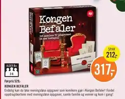 Ark Bokhandel KONGEN BEFALER, NOK 317 tilbud