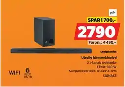 POWER Lydplanke, NOK 2790 tilbud