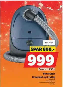 POWER Støvsuger, NOK 999 tilbud