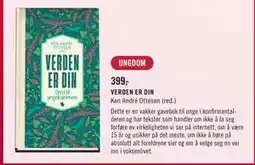 Ark Bokhandel VERDEN ER DIN, NOK 399 tilbud
