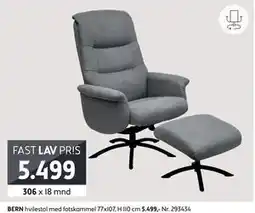 Bohus BERN hvilestol, NOK 5499 tilbud