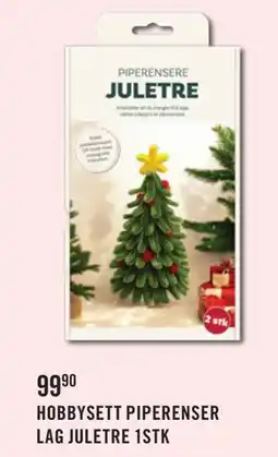 Ark Bokhandel HOBBYSETT PIPERENSER LAG JULETRE 1STK, NOK 99.9 tilbud