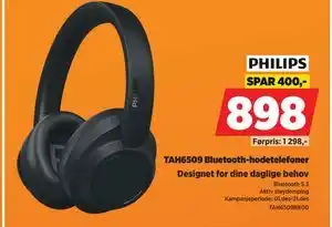 POWER TAH6509 Bluetooth-hodetelefoner, NOK 898 tilbud