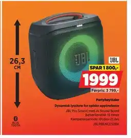 POWER Partyhøyttaler, NOK 1999 tilbud