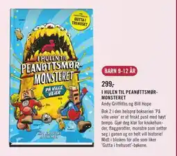 Ark Bokhandel I HULEN TIL PEANØTTSMØRMONSTERET, NOK 299 tilbud