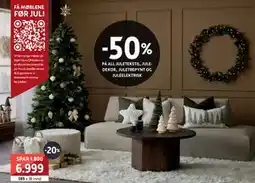 Bohus 50% PÅ ALL JULETEKSTIL, JULEDEKOR, JULETREPYNT OG JULEELEKTRISK tilbud