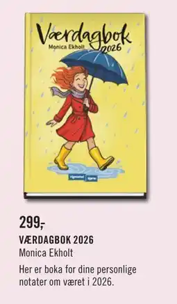 Ark Bokhandel VÆRDAGBOK 2026, NOK 299 tilbud