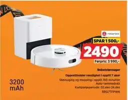 POWER Robotstøvsuger, NOK 2490 tilbud