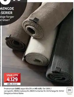 Bohus GABEL teppe 160x230 cm, NOK 4129 tilbud
