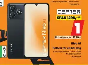 POWER Nivo A1, NOK 1290 tilbud