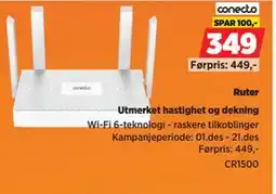 POWER Ruter, NOK 349 tilbud