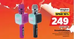 POWER Karaokemikrofon, NOK 249 tilbud