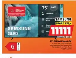 POWER 75 QLED 4K Smart-TV, NOK 11111 tilbud