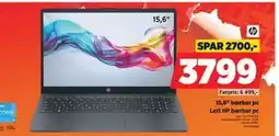 POWER 15,6 bærbar pc, NOK 3799 tilbud