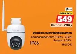 POWER Utendørs overvåkningskamera, NOK 549 tilbud