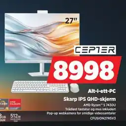 POWER Alt-i-ett-PC, NOK 8998 tilbud