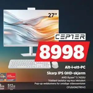 POWER Alt-i-ett-PC, NOK 8998 tilbud