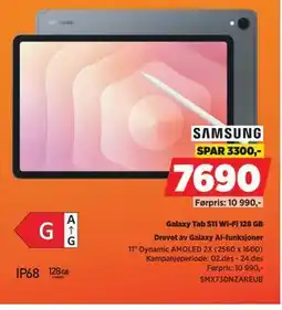 POWER Galaxy Tab S11 Wi-Fi 128 GB, NOK 7690 tilbud