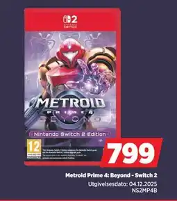 POWER Metroid Prime 4: Beyond - Switch 2, NOK 799 tilbud