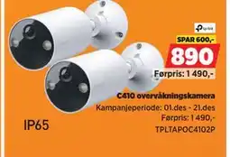 POWER C410 overvåkningskamera, NOK 890 tilbud
