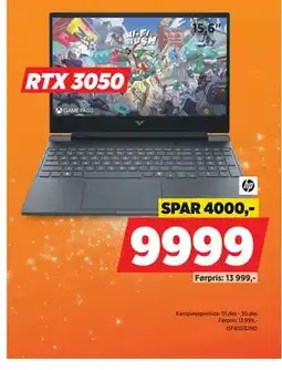 POWER RTX 3050, NOK 9999 tilbud