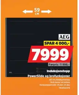 POWER Induksjonstopp, NOK 7999 tilbud