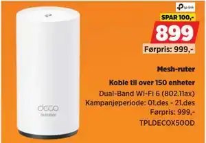 POWER Mesh-ruter, NOK 899 tilbud
