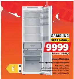POWER Integrert kjøleskap, NOK 9999 tilbud