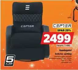 POWER Gamingstol, NOK 2499 tilbud