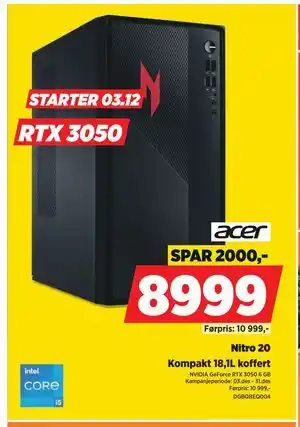 POWER Nitro 20, NOK 8999 tilbud