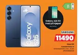POWER Galaxy S25, NOK 11490 tilbud
