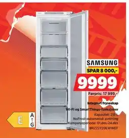 POWER Integrert fryseskap, NOK 9999 tilbud