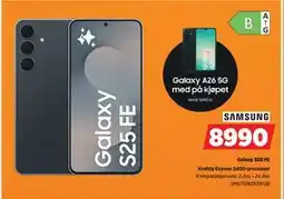 POWER Galaxy S25 FE, NOK 8990 tilbud