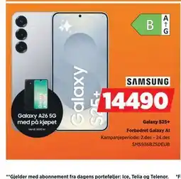 POWER Galaxy S25+, NOK 14490 tilbud