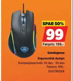 POWER Gamingmus, NOK 99 tilbud
