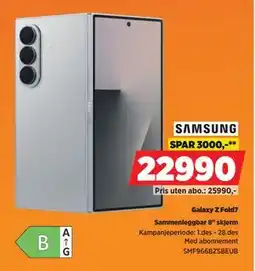 POWER Galaxy Z Fold7, NOK 22990 tilbud