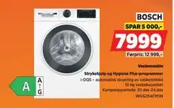 POWER Vaskemaskin, NOK 7999 tilbud
